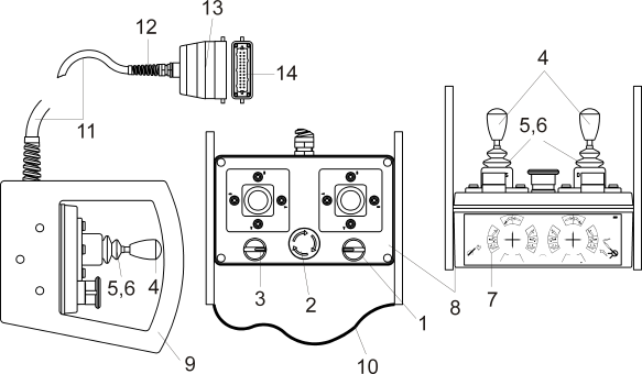 cable remote parts